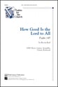 How Good Is the Lord to All SAB choral sheet music cover